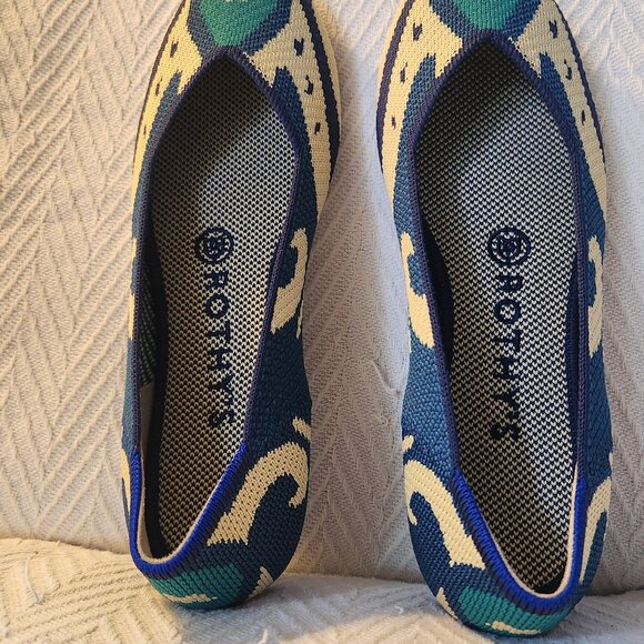 Rothy’s The Flat, Moroccan Blue 7 (NIB, RETIRED COLOR) - Picture 2 of 10